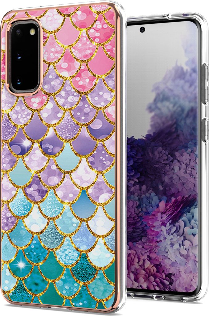 Samsung S20 Hülle, Muster Handyhülle Weich TPU Bumper Schutzhülle für Samsung Galaxy S20 Bunt