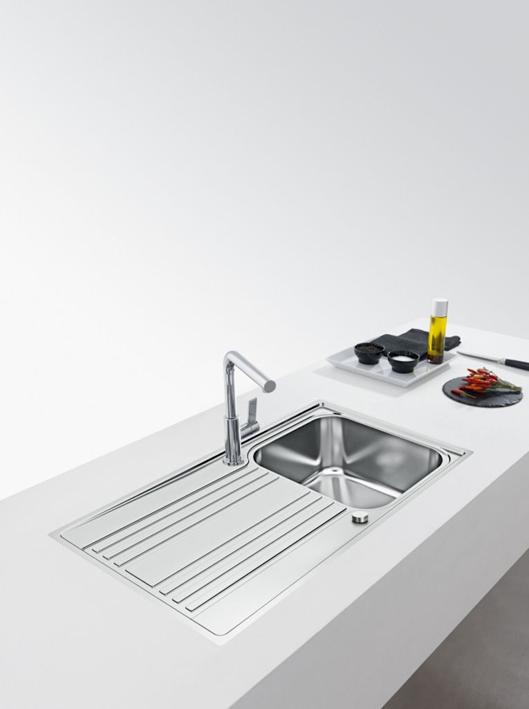Franke Smart RPX 211-86 Einbauspüle Edelstahl für Unterschränke ab 45 cm, Drehknopf - inkl.