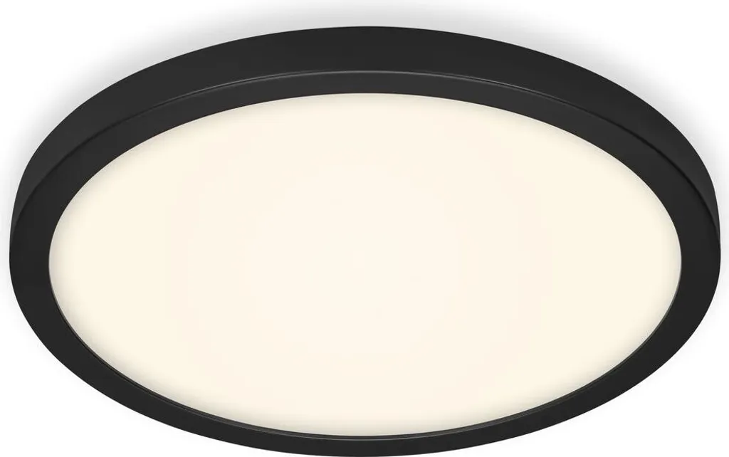 Plafonnier LED pour éclairage de salon 24,5W 2400lm Briloner Fire Noir