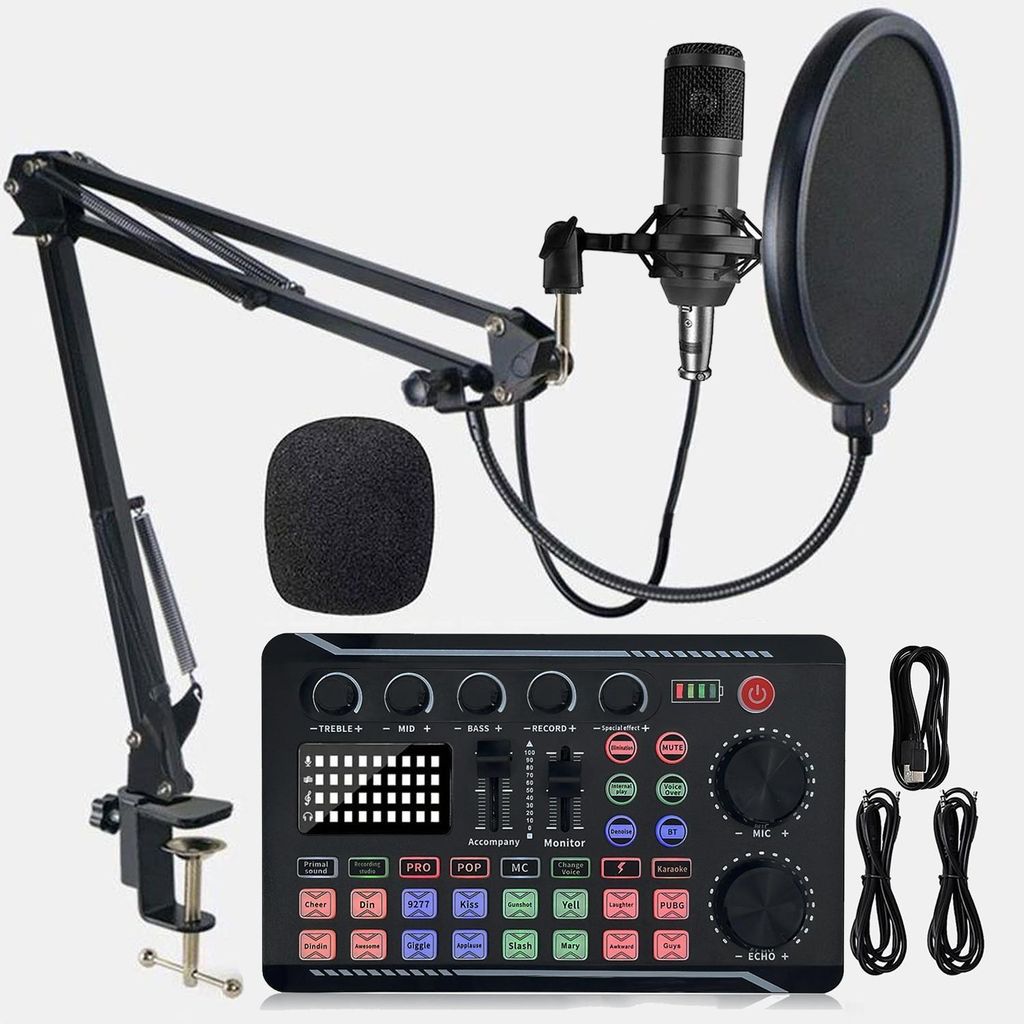 AIORBER Ensemble professionnel de microphone pour podcast Image du produit 