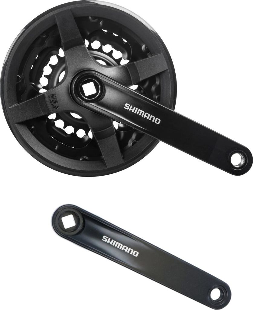 Shimano Kurbelgarnitur FC-TY301 42-34-24 Zähne 6/7/8-fach Produktbild 