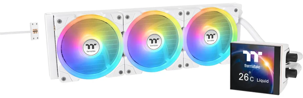 Kit AIO Thermaltake MAGFloe 360 Snow avec ventilateurs magnétiques