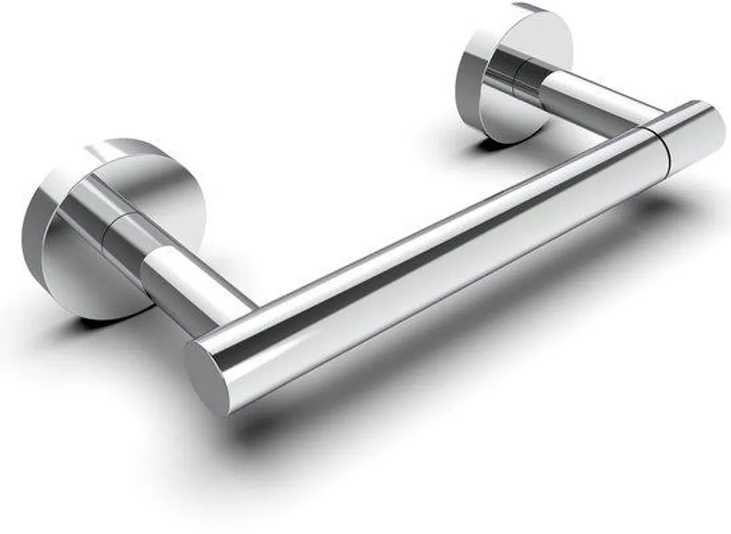 Support papier toilette en inox chromé haute résistance fixation vis