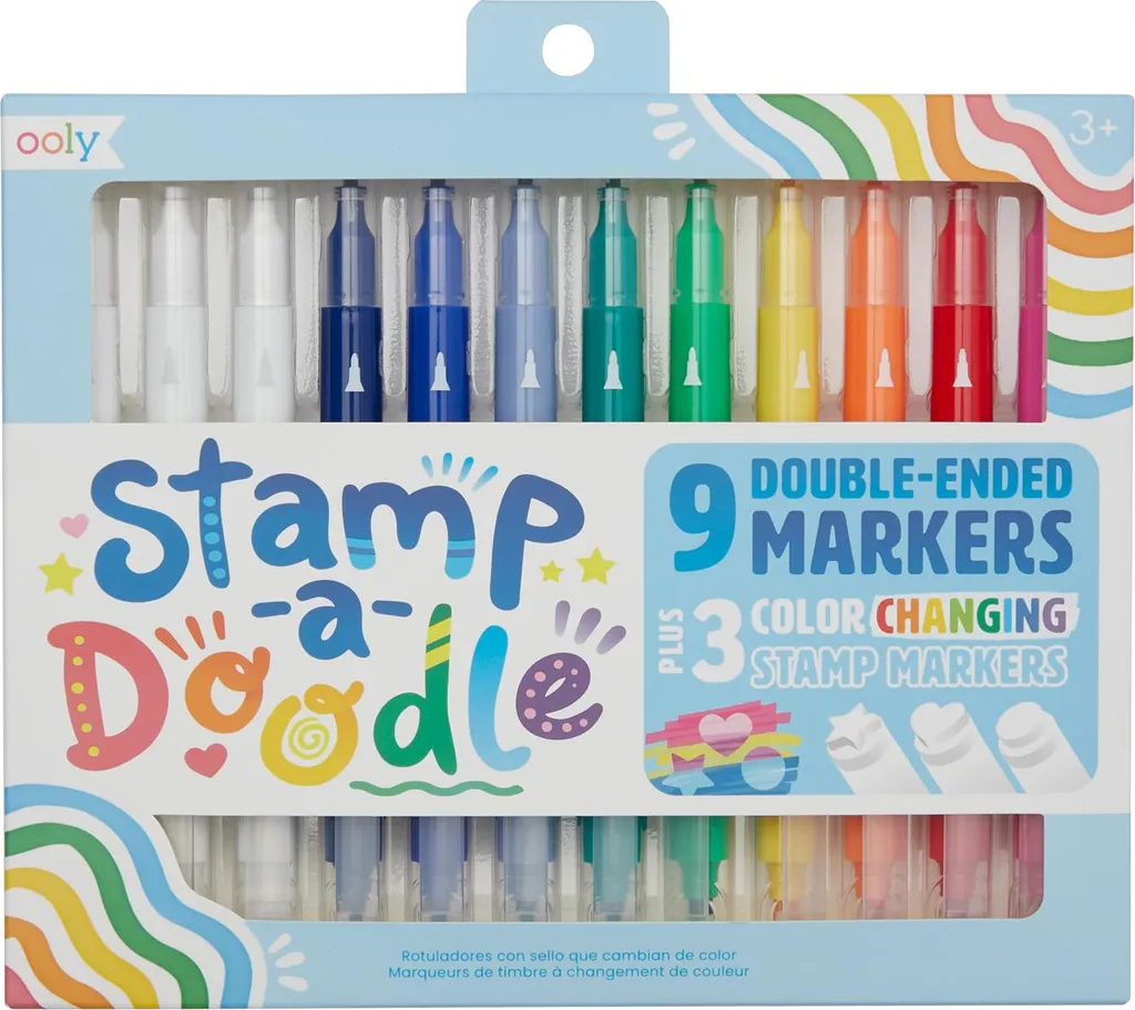 Ooly Stampables Pennarelli per Timbri - Sviluppo Creativo Bambini 4+