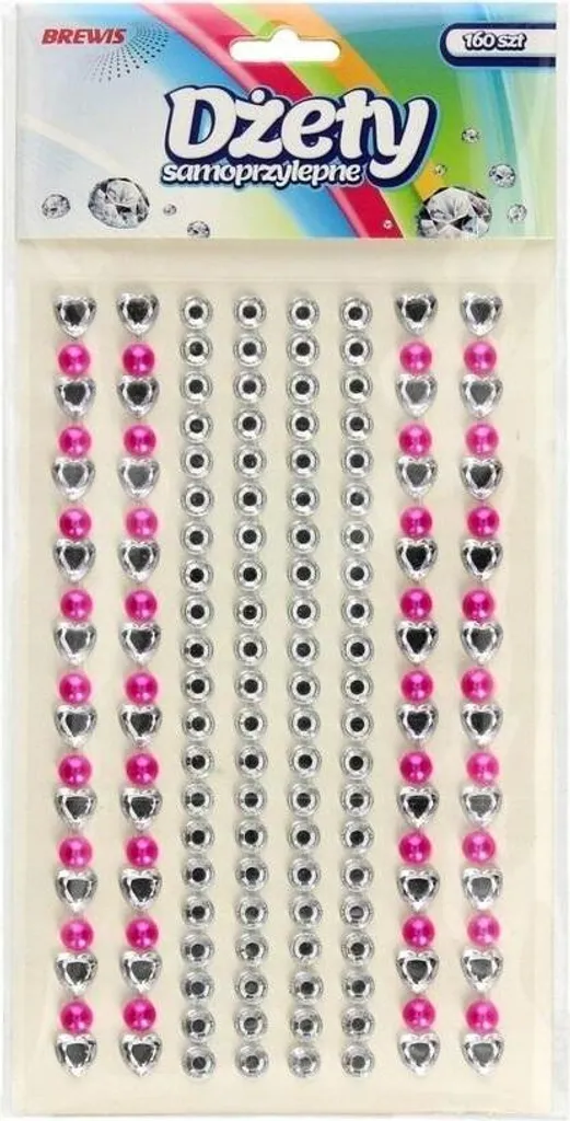 Fornitura Strass Autoadesivi 152 Pezzi - Articoli per Ufficio e Scuola