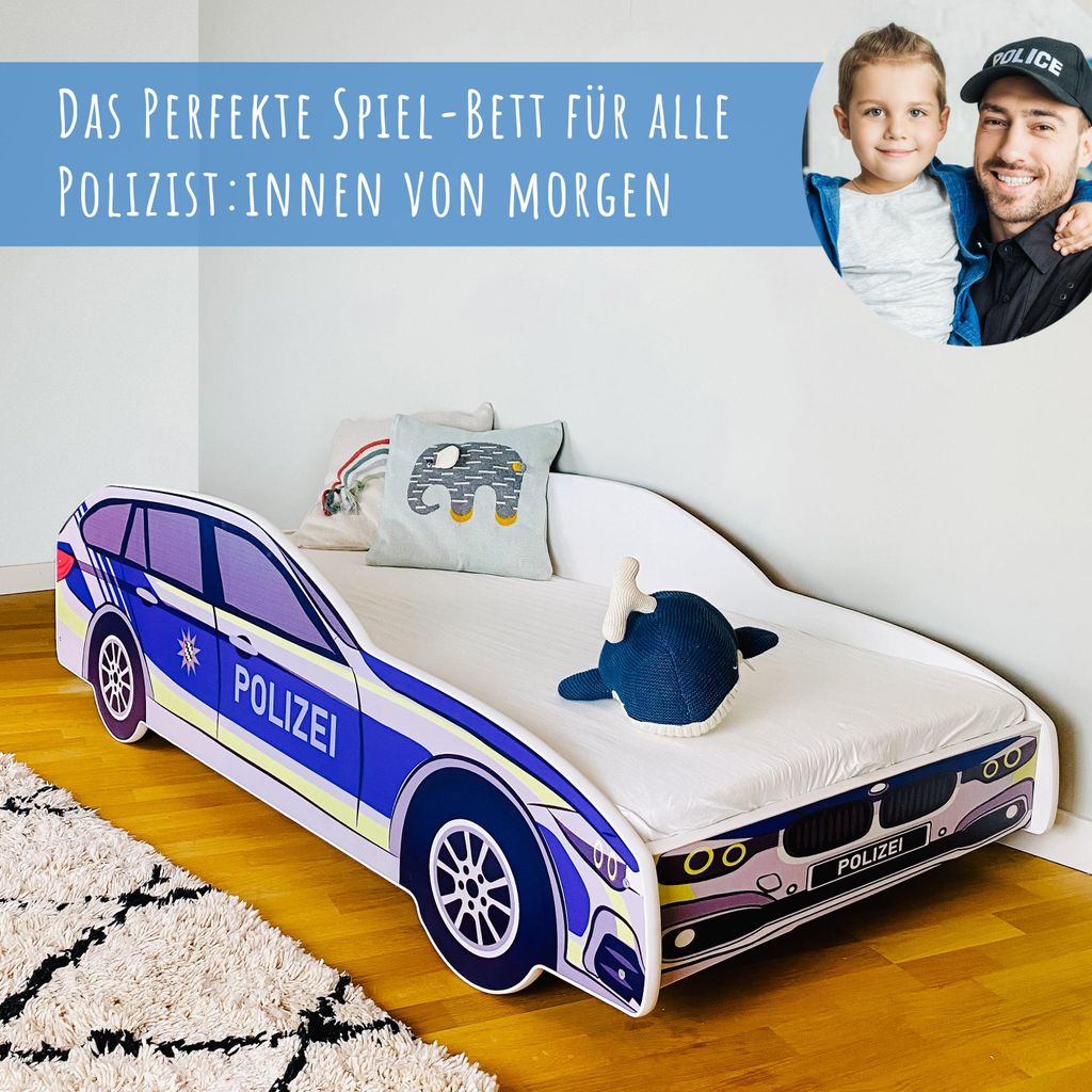 Autosedačka 70x140 cm Hrací postýlka Dětská postýlka s Obrázek produktu 
