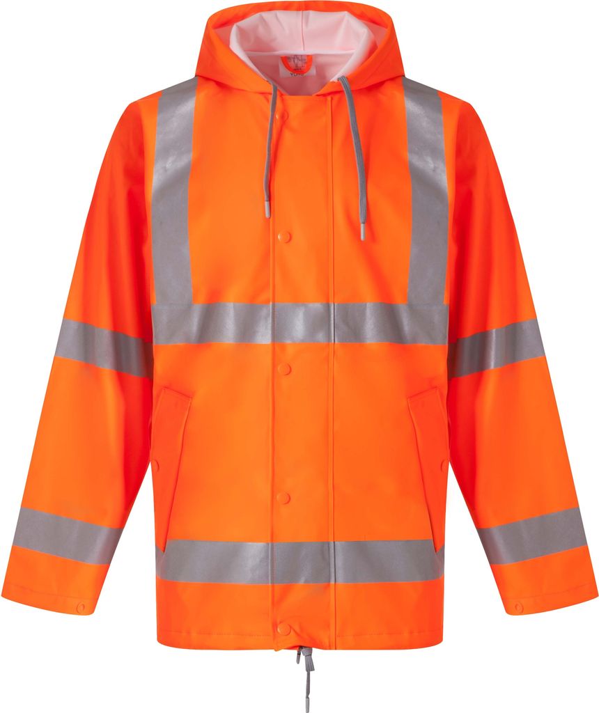 Yoko Atmungsaktive Hi-Vis Soft Flex Regenjacke