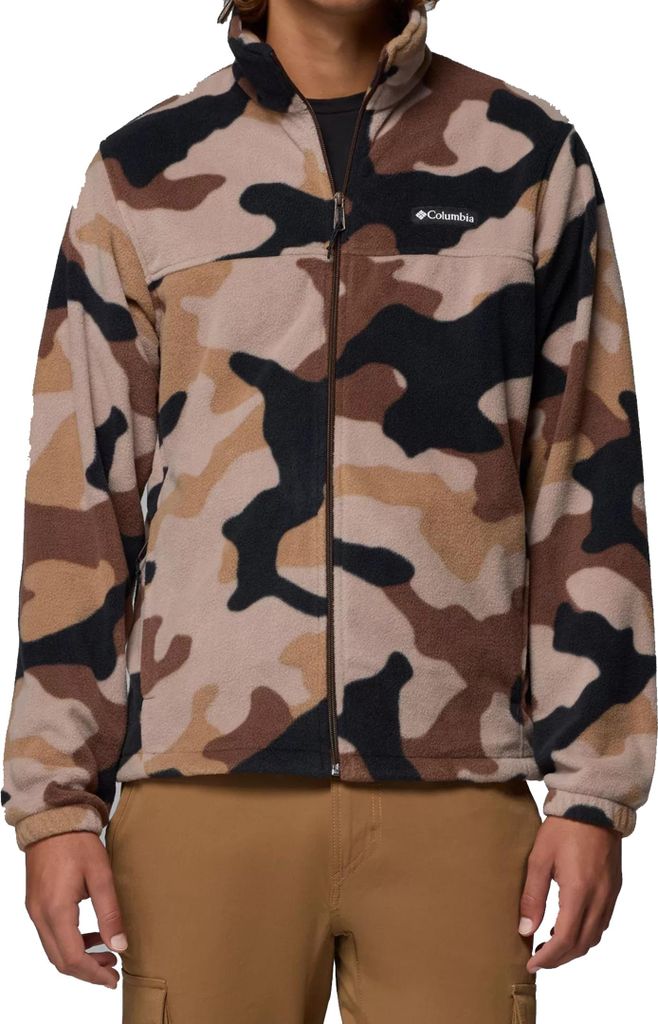 Columbia Steens Mountain Herren Print Fleece Jacke 1478231 256 braun , Bekleidungsgröße:S