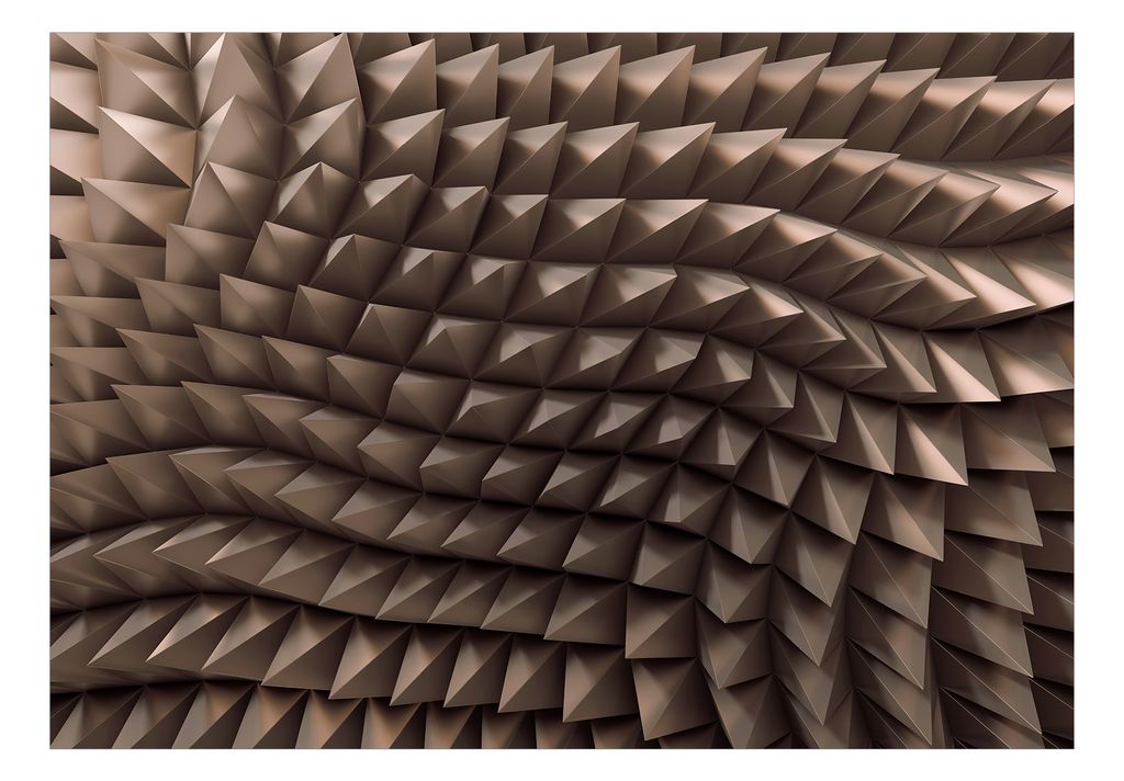 Vlies Fototapete 3D Effekt 350x256 cm Tapeten Wandtapete XXL Optik Abstrakt gold f-A-0919-a-a