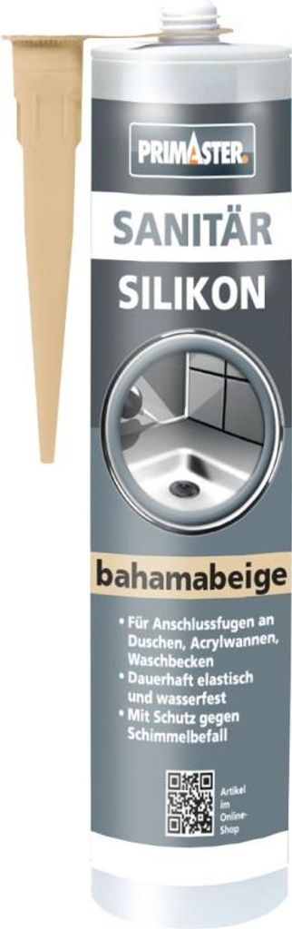 Primaster Sanitär Silikon bahamabeige 310 ml Produktbild 