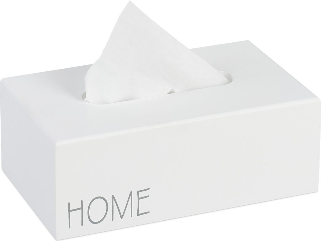 relaxdays Taschentuchbox "Home" Produktbild 