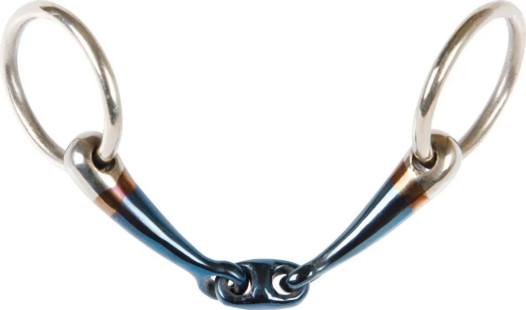 Mors Double Brisé Harry's Horse Sweet Iron 14mm en Argent de 14cm