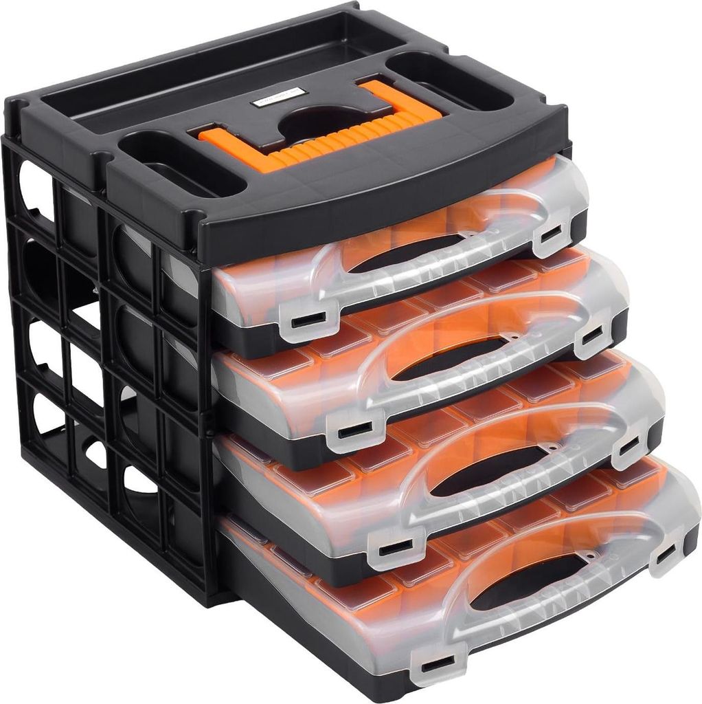 ALUTEC Sortimentskoffer Kleinteilekoffer mit 4x Produktbild 