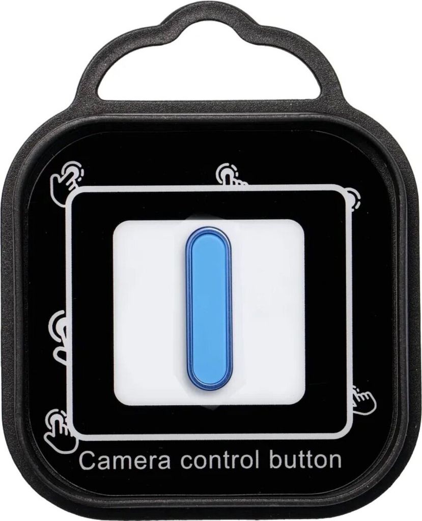 Camera Control active button fit passend für IPHONE 16 series case Drop Glue / Clear Mag Cover blau