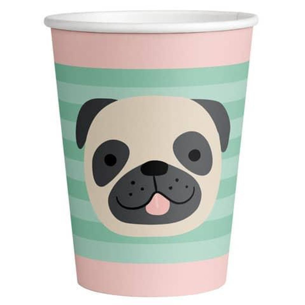 amscan PAPIERBECHER 8X HELL HELLO PETS HELLO PETS Produktbild 