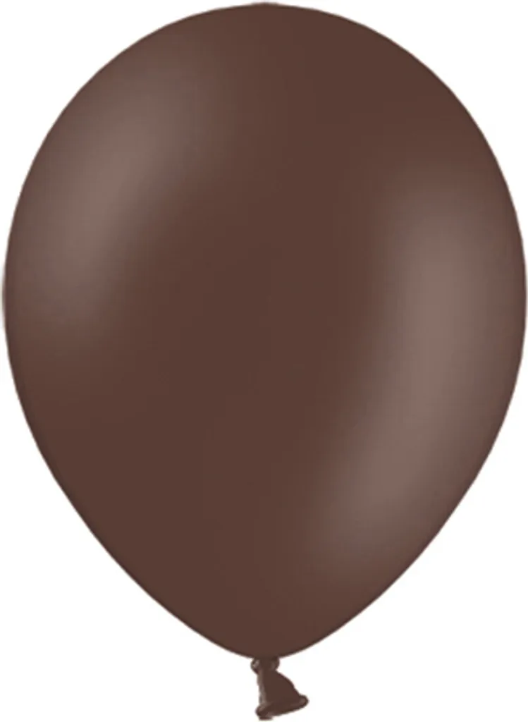 Ballons résistants brun cacao 27 cm - 100 pièces Strong anti-éclatement