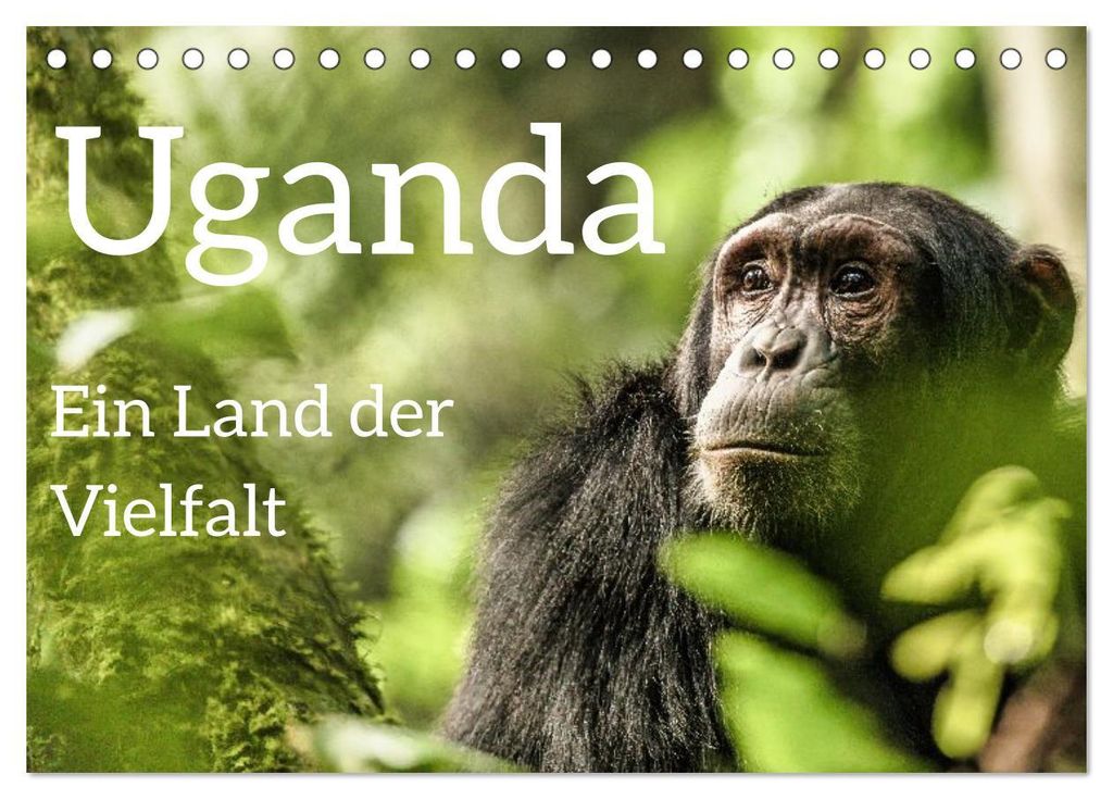 Uganda - ein Land der Vielfalt (Tischkalender 2027 DIN A5 quer), CALVENDO Monatskalender