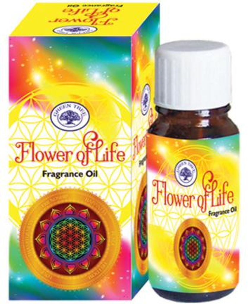 Green Tree Geurolie flower of life (10 ml) Productafbeelding 
