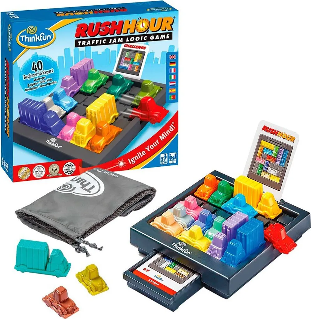 Thinkfun Rush Hour Jeu de Logique et de Réflexion avec 40 Défis Progressifs - 16