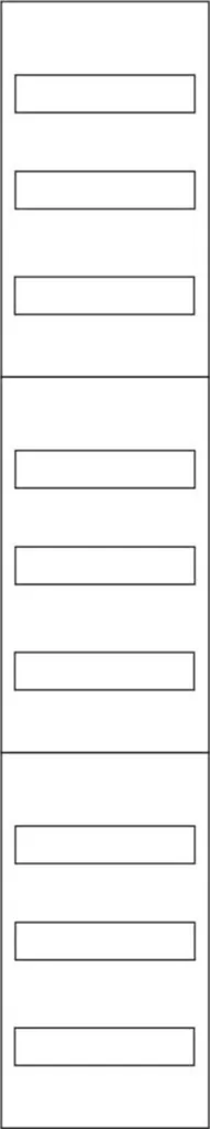 Panneau de distribution ZSD-V19 (226616) : Tableau électrique modulaire