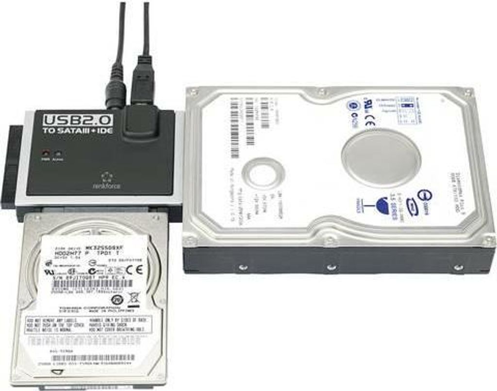Renkforce USB 2.0 zu IDE+SATA Konverter (1277995) Immagine del prodotto 