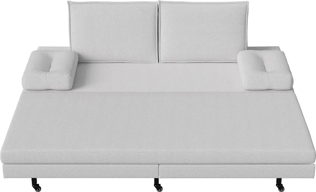 Canapé-lit extensible 180x200 cm en lin : fini le manque de place ! - 9