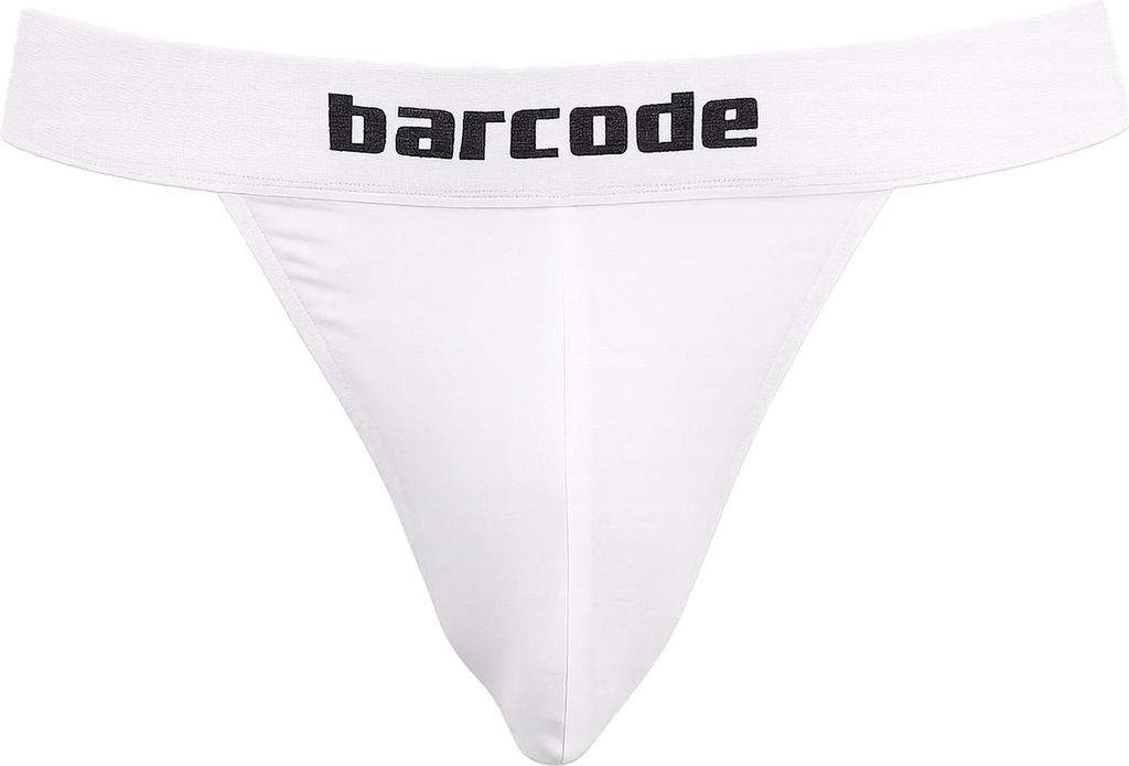 Barcode Berlin - Herren Thongs Unterwäsche - Basic Suspender Eros White - 1x Größe XL