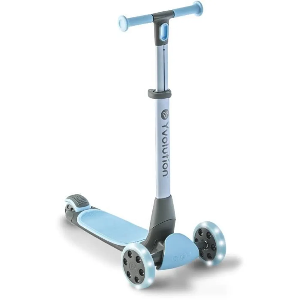 Trottinette 3 Roues Evolutive Enfant Yglider Nua Bleue et Pliable