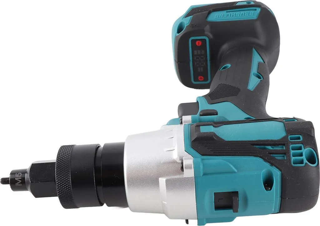Riveteuse électrique Brushless LED, outil de fixation rapide sans fil