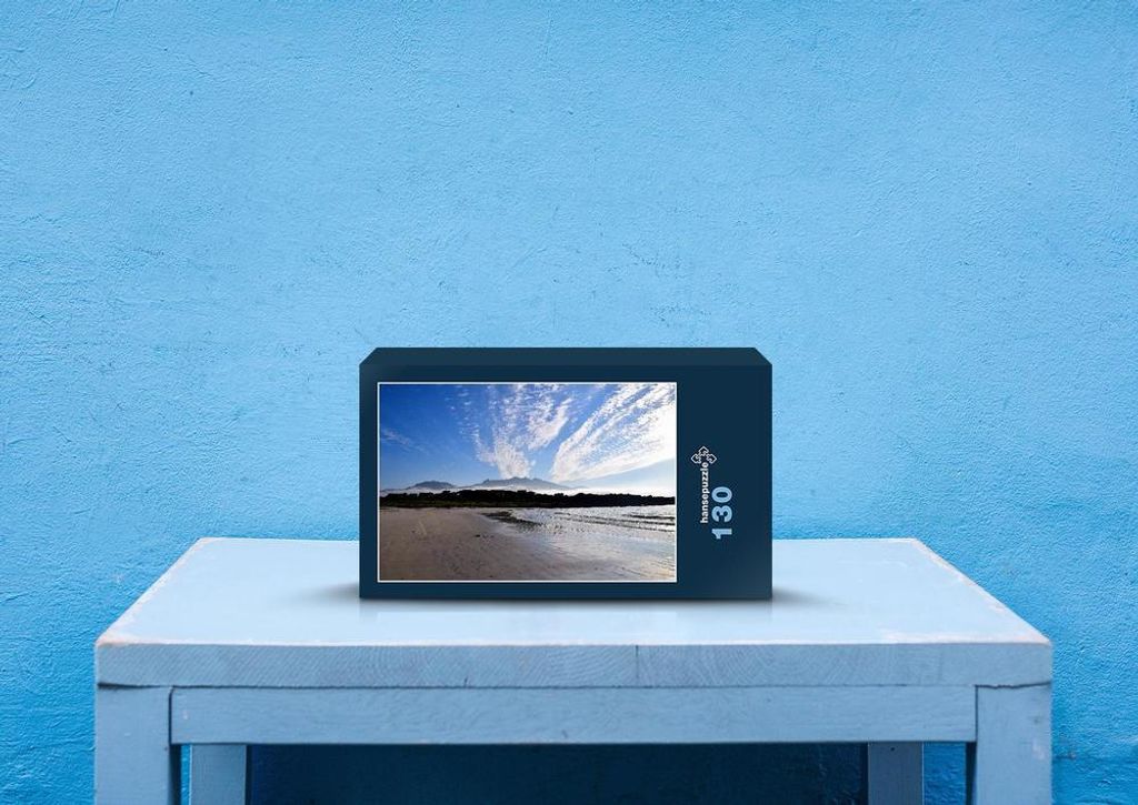 hansepuzzle 73912 - Lofoten Puzzle, 130 Teile, Natur, 28,7 x 20,0cm mit hochwertiger Aufbewahrung, Kartonbox und wiederverschließbarem Beutel