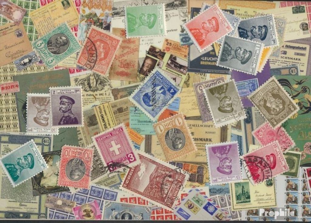 Briefmarken Serbien 25 verschiedene Marken