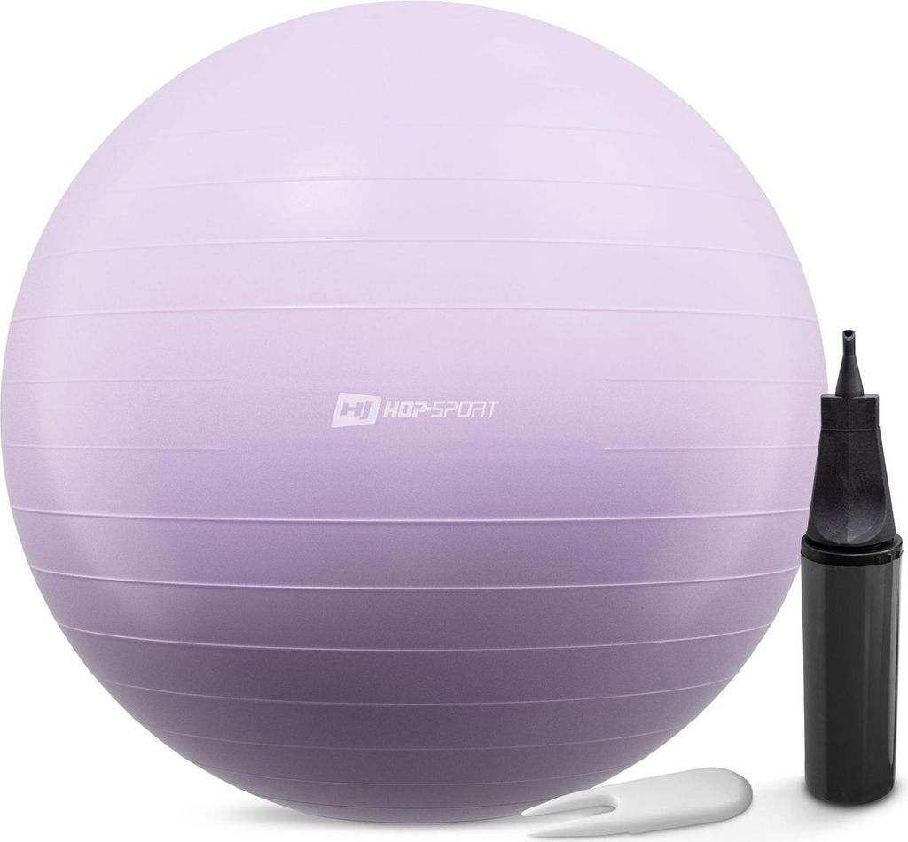 Gymnastický míč s pumpou 65 cm růžový Obrázek produktu 