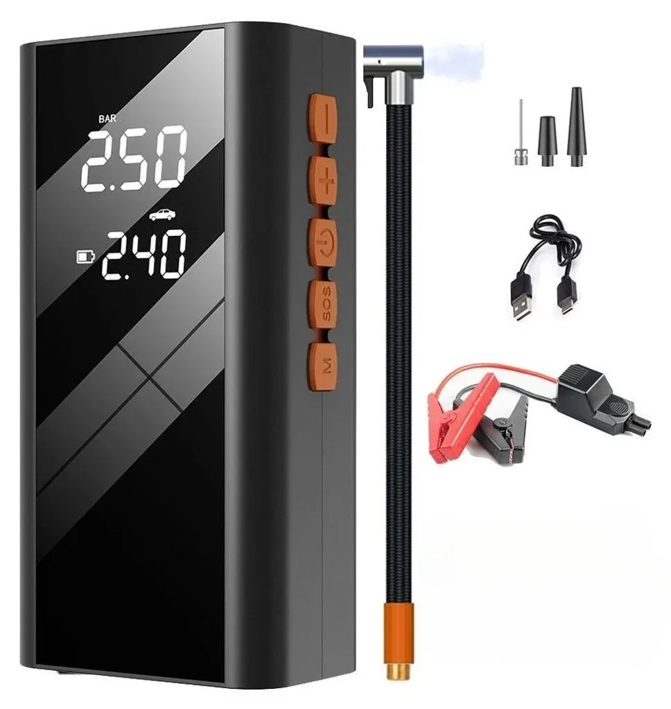 Booster de Batterie avec Compresseur d'Air Portable et Boîtier EVA Box2