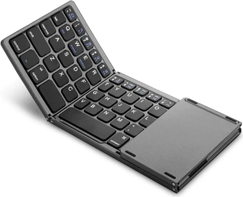 Clavier sans fil pliable portable et universel avec connexion Bluetooth