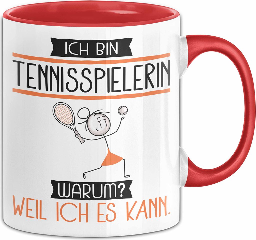 Tennisspielerin Tasse Geschenk Ich Bin Tennisspielerin Produktbild 