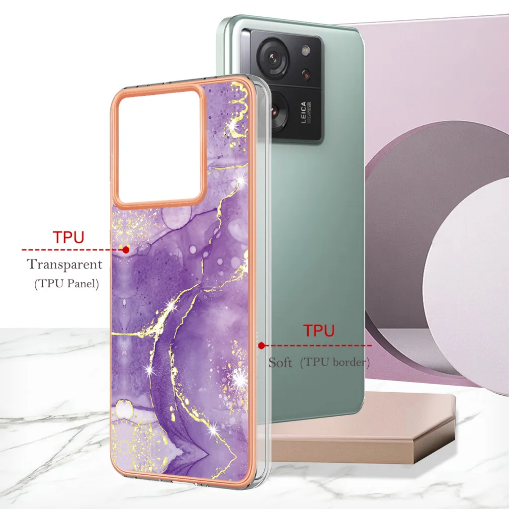 Custodia Per Xiaomi Note 14 Pro+ 5G - Colorato Motivo Leopardo Arcobaleno Retro In Vetro