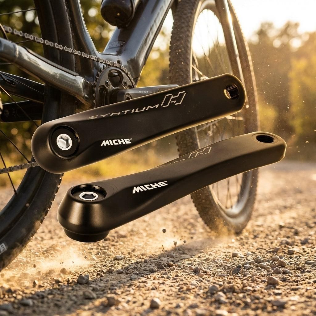 Miche Syntium H ISIS Kurbel-Set 165 mm E-Bike - Geschmiedet & ultraleicht 458...