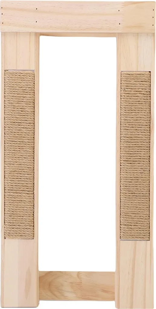 Banc d'accouplement pour chats robuste en bois de pin - Finition Lisse