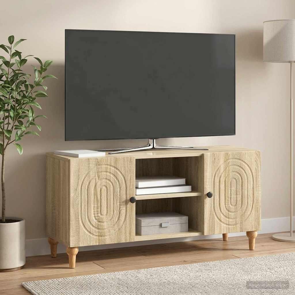 vidaXL TV-Schränk Sonoma-Eiche 102 x 34,5 x 50 cm Holzwerkstoff