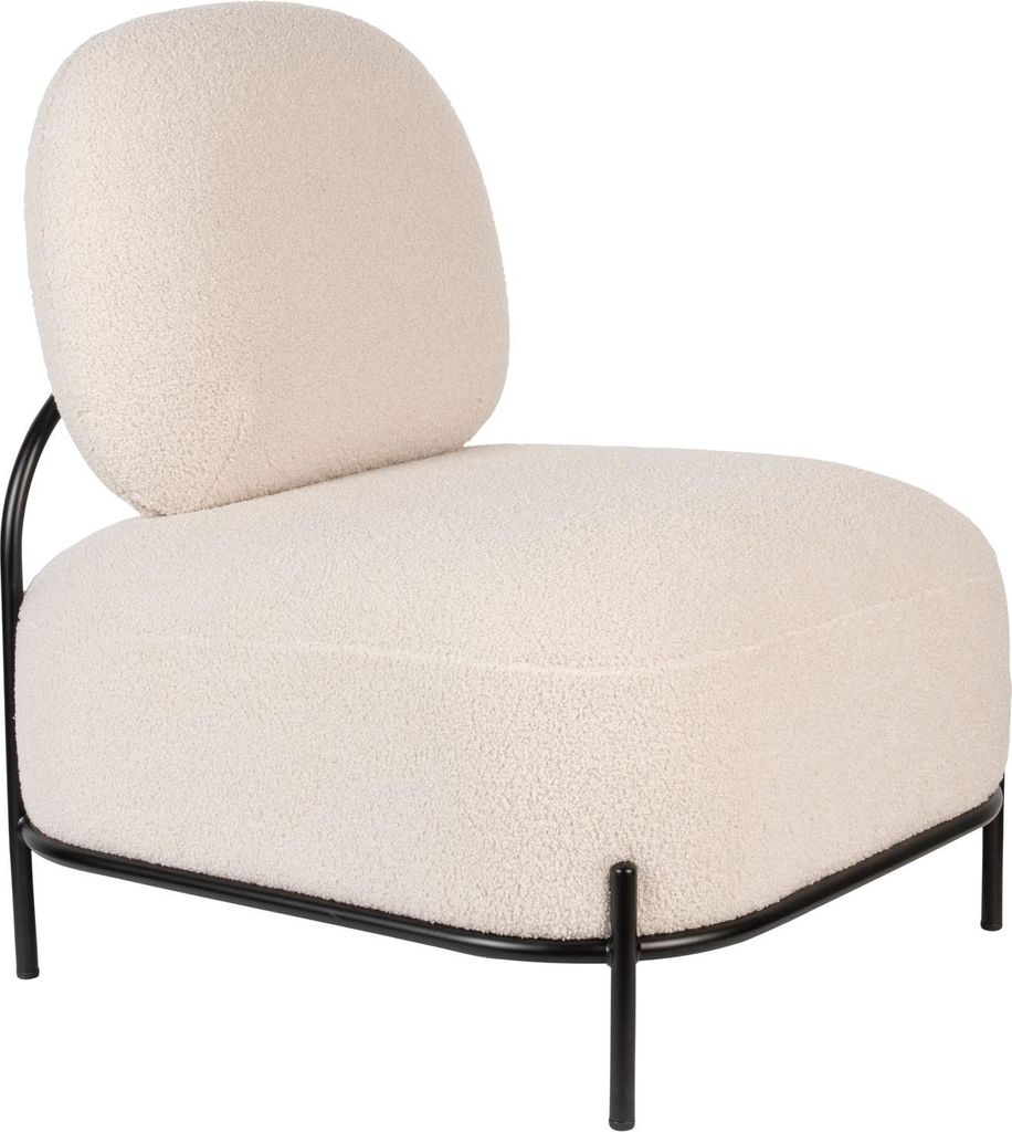Housecraft Living Polly Sessel Bouclé Elfenbein