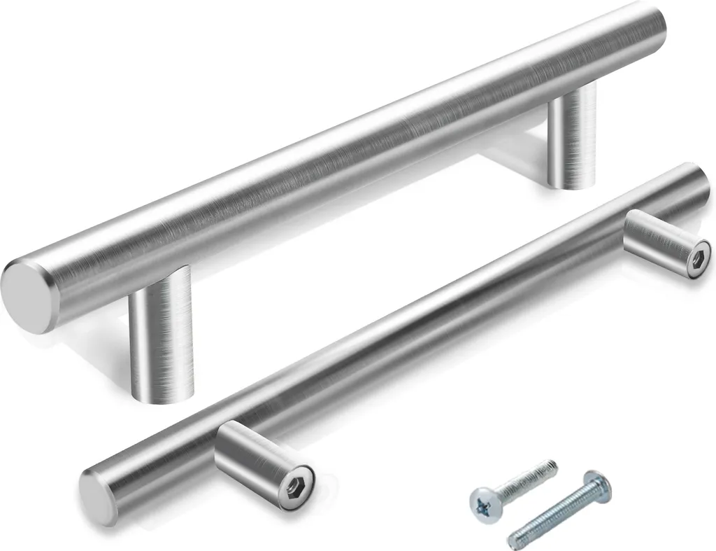 Poignée de Salle de Bain et Cuisine en Inox 156mm pour Armoire - 100x