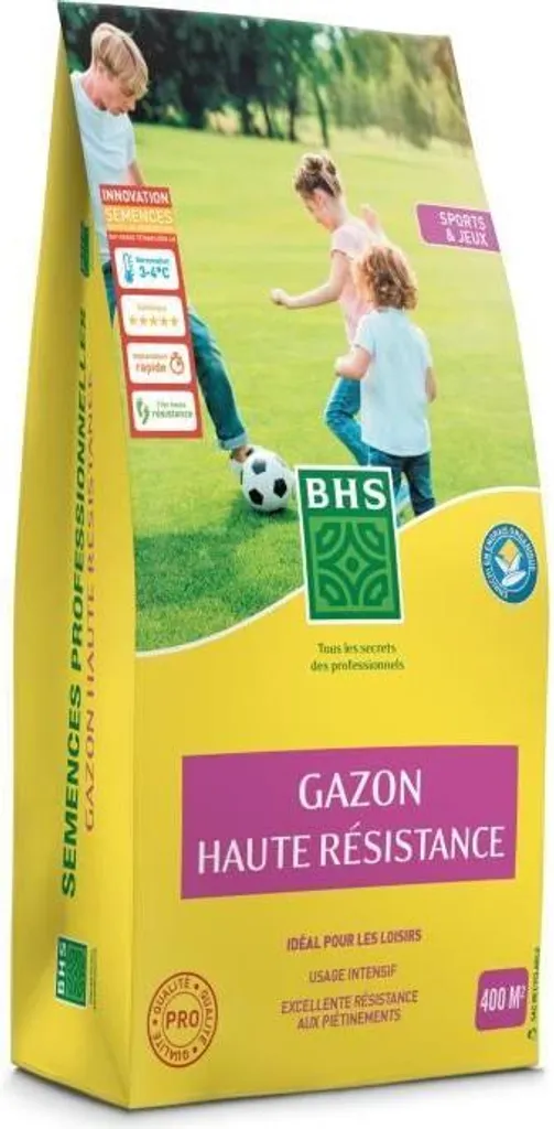 Gazon résistant au piétinement BHS sac poids lourd 10kg