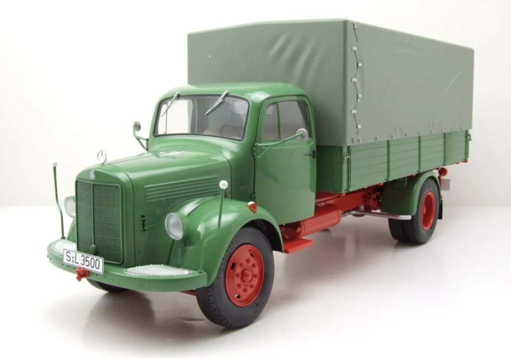 Camion Mercedes-Benz L3500 Schuco 1:18 Miniature de Collection en Métal