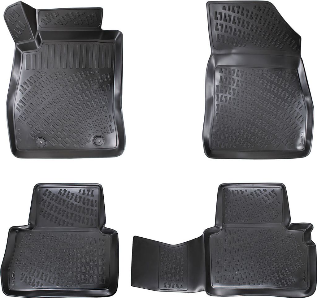 3D Auto Fussmatten Set passend für Nissan Juke (1.Gen) Baujahr 2010-2018