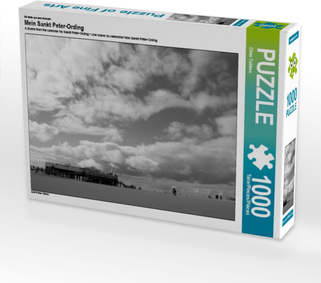 Calvendo Ein Motiv aus dem Kalender Mein Sankt Peter-Ording 1000 Teile Puzzle quer 640x480mm, Tabken Dimo; 7332036