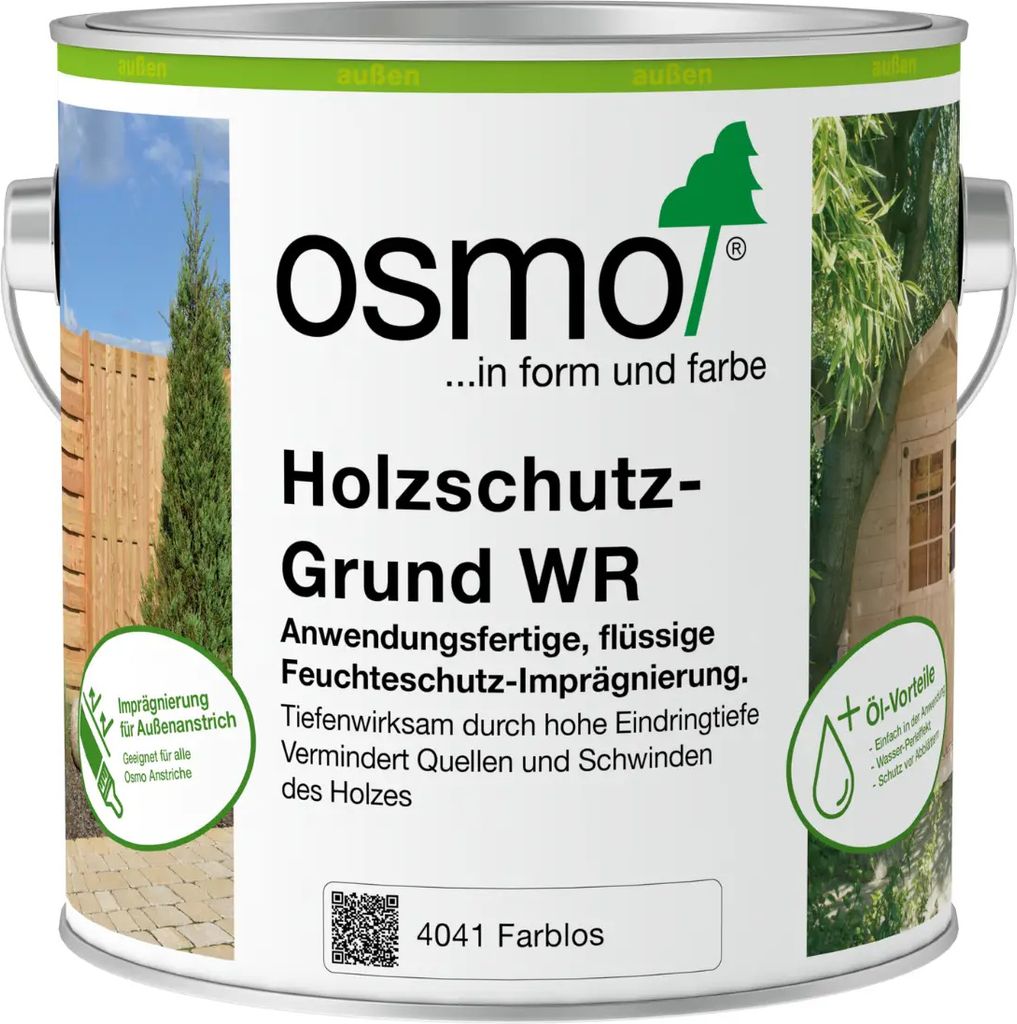 Osmo Holzschutz-Grund 2,5 L farblos Produktbild 
