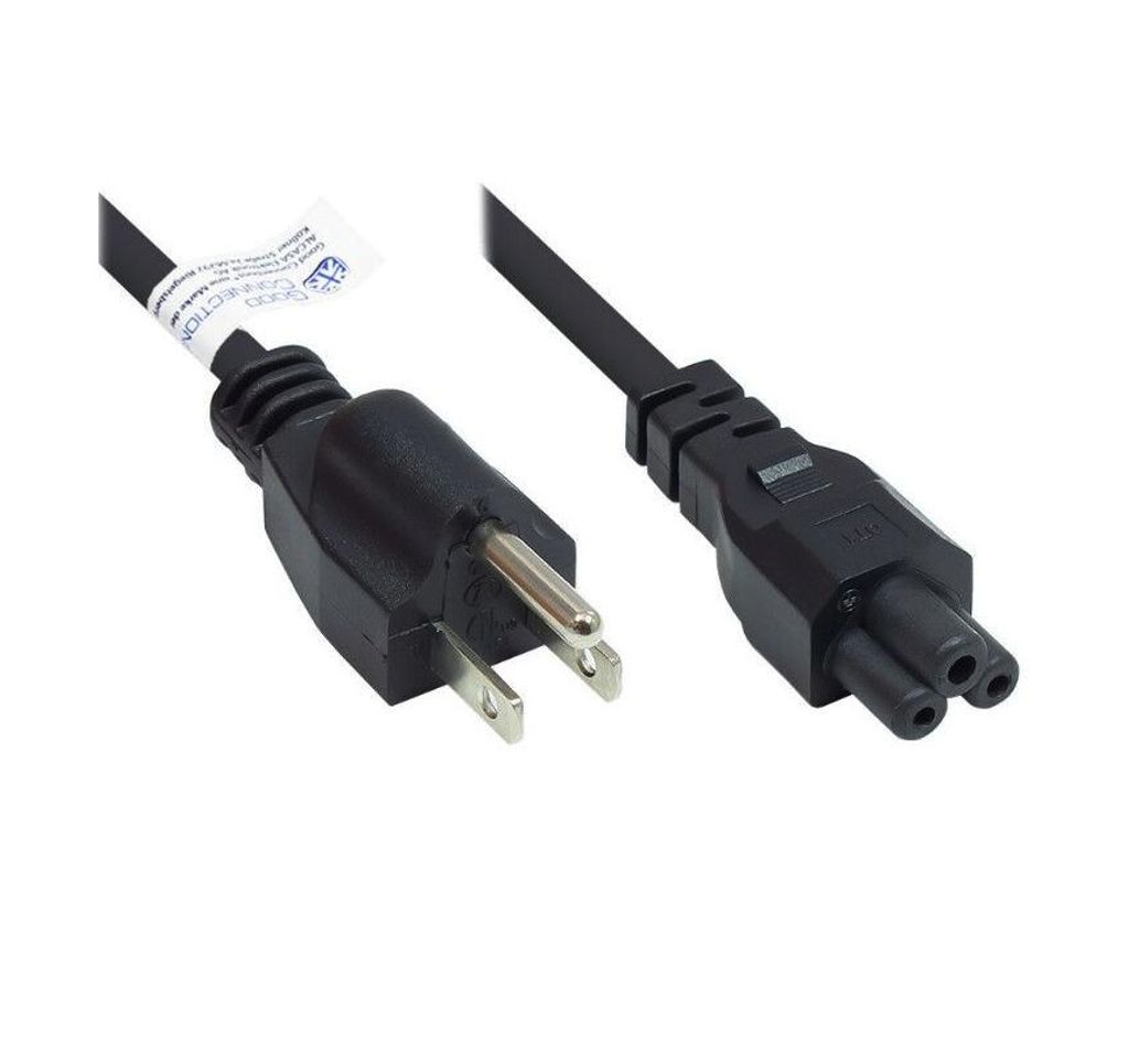 Good Connections Netzkabel USA an C5 schw. 1,8m