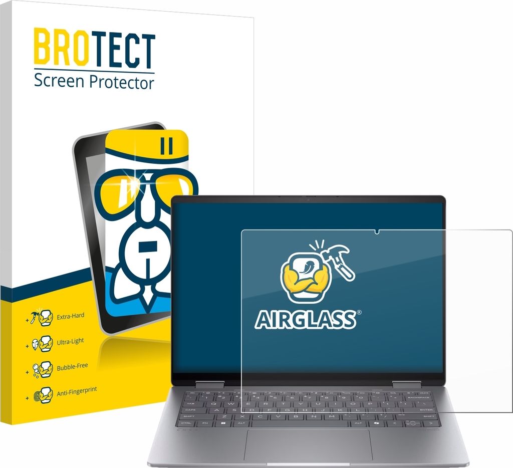 BROTECT Schutzglas für HP Envy x360 2-in-1 14-fa0008na Produktbild 