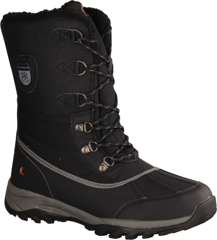 Lackner Schuhe Stiefel bequem in schwarz, Gr. 45