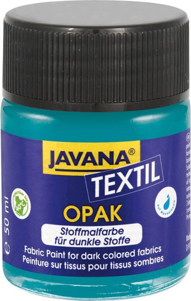 KREUL Textilfarbe JAVANA "Opak" türkis 50 ml